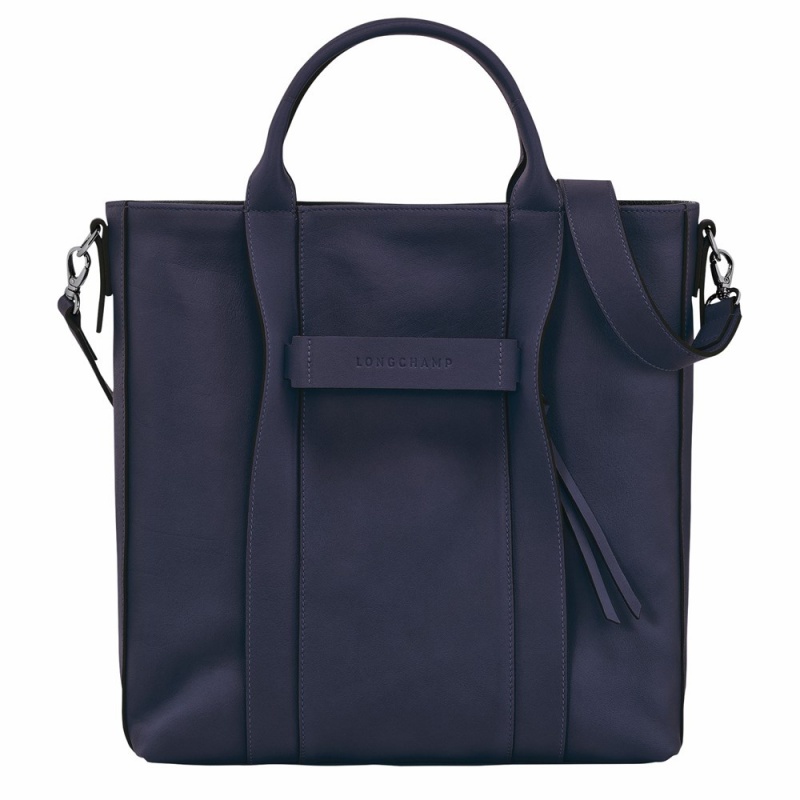 Navy Longchamp Longchamp 3D L Men's Tote Bags